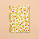 A5 Letterpress Spiral Notebook | Olives