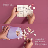 Postcard Puzzle - You Deserve All The Flowers