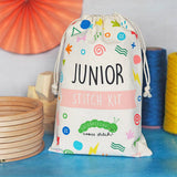 Ahoy Pirate | Junior Cross Stitch Kit: Premium kit (with hoop and bag)