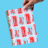 A5 Letterpress Spiral Notebook | Diet Soda