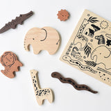 Safari Animals | Wooden Tray Puzzle