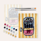 Sardines | Paint-by-Number Kit: 11x14 in.