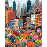 Flower Market: NYC | Paint-by-Number Kit