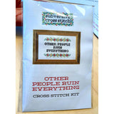 Hot Girls Have Grandma Hobbies | Cross Stitch Kit