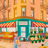 Corner Market | 500 Piece Jigsaw Puzzle