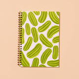 A5 Letterpress Spiral Notebook | Pickle