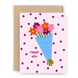 Floral Thank You - Greeting Card