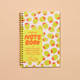 A5 Letterpress Spiral Notebook | Olives