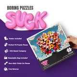 Fuck Off Flowers | 1,000 Piece Jigsaw Puzzle