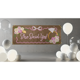 She Said Yes! | Banner By Number