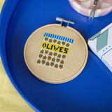 Olives | Mini Cross Stitch Kit
