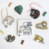 Jungle Animals | Lacing Cards