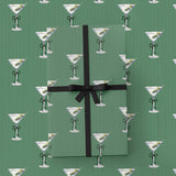 Tini Martini & Bow Wrapping Paper