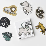 Jungle Animals | Lacing Cards