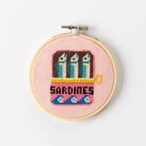 Sardines | Mini Cross Stitch Kit