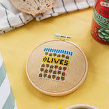 Olives | Mini Cross Stitch Kit