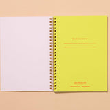 A5 Letterpress Spiral Notebook | Pickle