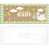 Welcome Baby | Banner By Number