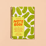 A5 Letterpress Spiral Notebook | Pickle