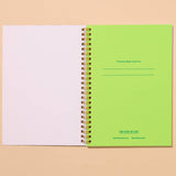 A5 Letterpress Spiral Notebook | Dinner Party