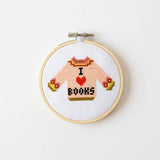 I Love Books | Mini Cross Stitch Kit
