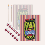 Dill Pickle Spears | Paint-by-Number Kit: 11x14 in.