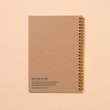 A5 Letterpress Spiral Notebook | Strawberry