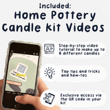Home Pottery Candle Making Kit