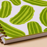 A5 Letterpress Spiral Notebook | Pickle