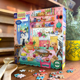 Pink Kitchen | 1,000 Piece Puzzle