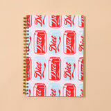 A5 Letterpress Spiral Notebook | Diet Soda