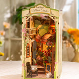 DIY Book Nook Kit: Floral Corner with Dust Cover