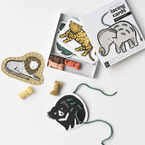 Jungle Animals | Lacing Cards