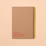 A5 Letterpress Spiral Notebook | Olives