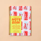 A5 Letterpress Spiral Notebook | Diet Soda