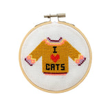 I Love Cats | Cross Stitch Kit